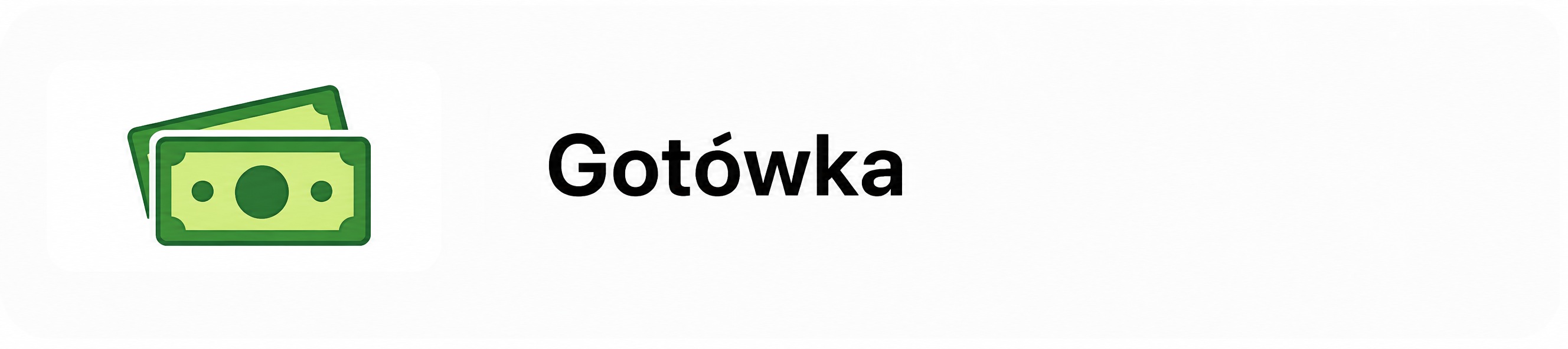 Grafika przedstawiająca płatność gotówką