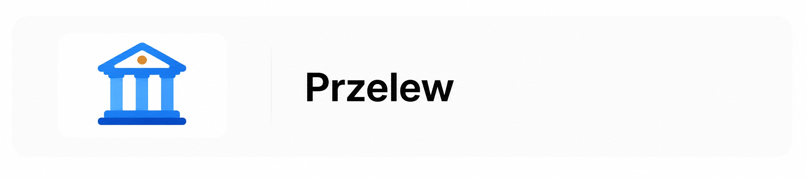 Grafika przedstawiająca płatność przelewem